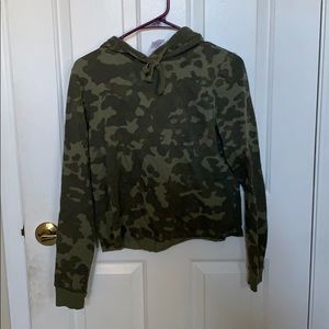 Camouflage girl sweater